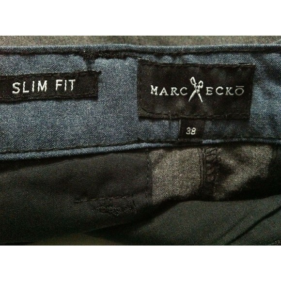 MARK ECKO MENS NEW CHARCOAL 80%POLYESTER 20%RAYON CASUAL SHORTS SLIM FIT SIZE:38 - Picture 4 of 4